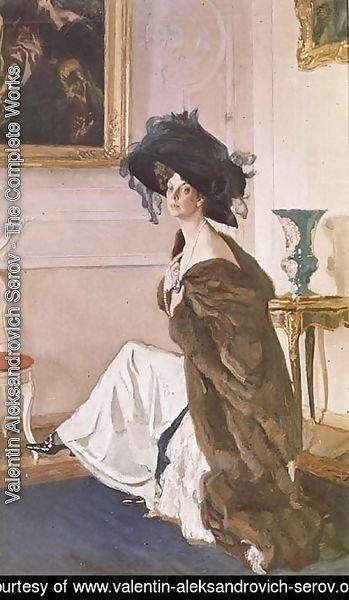 Valentin Aleksandrovich Serov - Portrait of Princess Olga Konstantinovna Orlova (1872-1923) 1911
