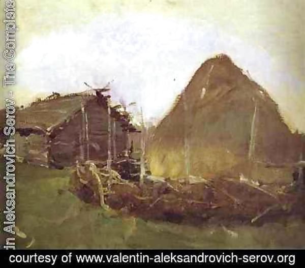 Valentin Aleksandrovich Serov - Haystack 1901