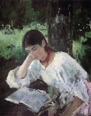 Portrait Of Adelaida Simonovich 1889
