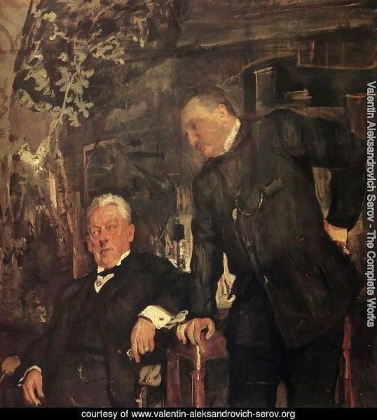 Portrait Of Alexander Lensky And Alexander Yuzhin 1908