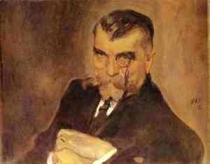 Valentin Aleksandrovich Serov - Portrait Of Alexei Stakhovich 1911