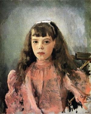 Portrait Of Grand Duchess Olga Alexandrovna Study 1893