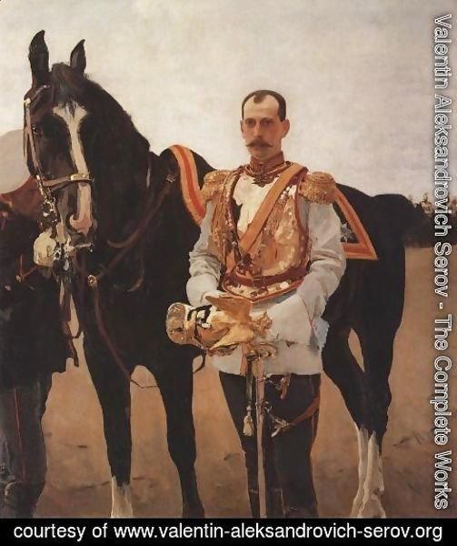 Valentin Aleksandrovich Serov - Portrait Of Grand Duke Pavel Alexandrovich 1897