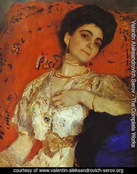 Portrait Of Maria Akimova 1908