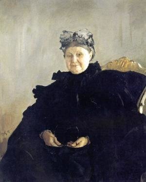 Portrait Of Maria Morozova 1897