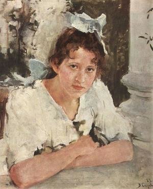Valentin Aleksandrovich Serov - Portrait Of Praskovya Mamontova 1889