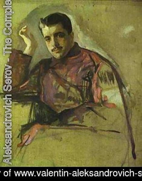 Portrait Of Sergei (Serge) Diaghilev 1904