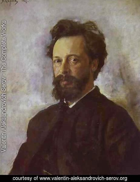 Portrait Of Sergei Chokolov 1887