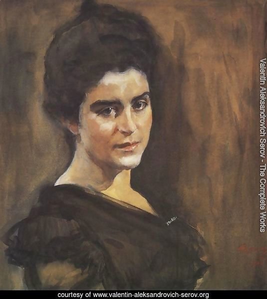 Portrait Of Sophia Dragomirove Lukomskaya 1900