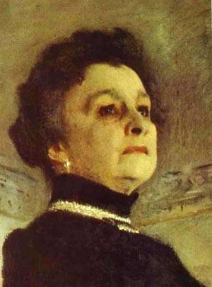 Valentin Aleksandrovich Serov - Portrait Of The Actress Maria Yermolova Detail 1905