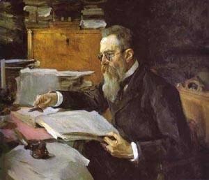 Valentin Aleksandrovich Serov - Portrait Of The Composer Nikolay Rimsky Korsakov 1898
