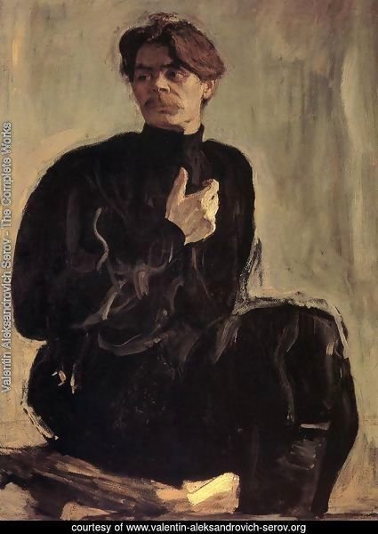 Portrait Of The Writer Maxim Gorky 1905