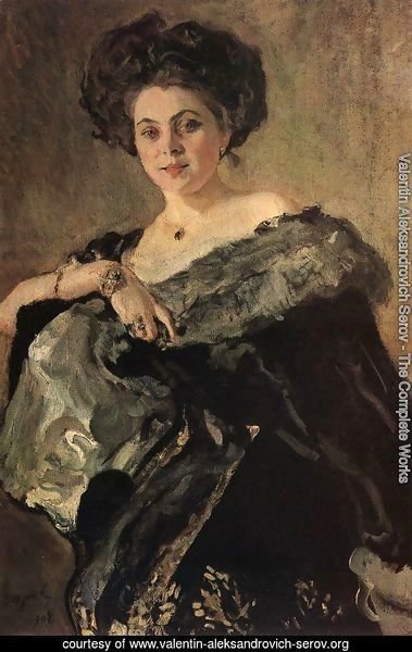 Portrait Of Yevdokia Morozova 1908