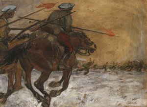 Valentin Aleksandrovich Serov - The Cavalry Charge