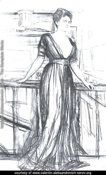 Sketch for a portrait of P.I. Scherbatova