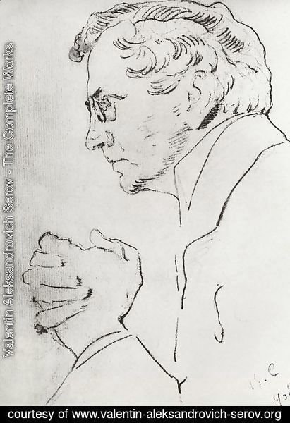 Valentin Aleksandrovich Serov - Portrait of V.I. Kachalov