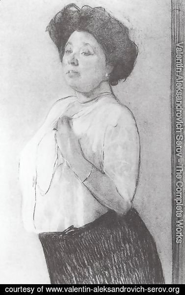 Valentin Aleksandrovich Serov - Portrait of N.P. Lamanova