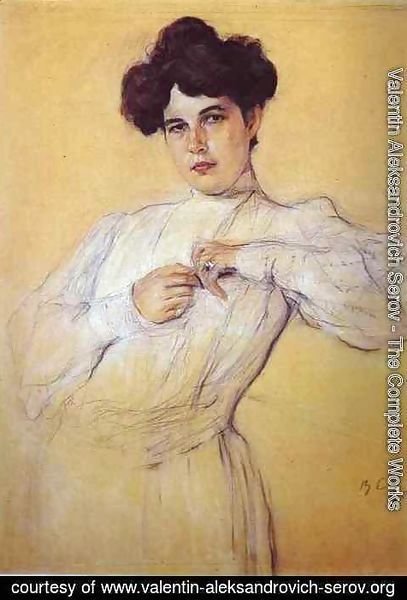 Valentin Aleksandrovich Serov - Portrait of Maria Botkina