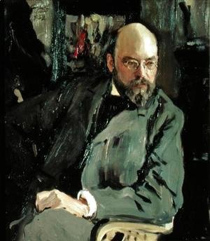 Valentin Aleksandrovich Serov - Portrait of Ilya Ostrouhov (1858-1929), 1902