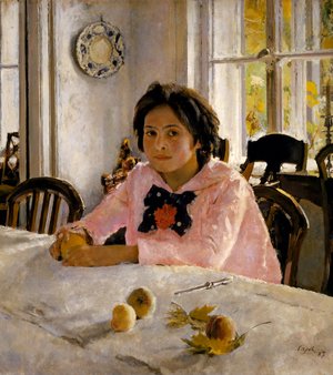 Valentin Aleksandrovich Serov - Girl with Peaches, 1887