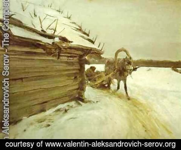 Valentin Aleksandrovich Serov - In Winter, 1898