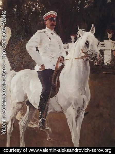 Valentin Aleksandrovich Serov - Portrait of Prince Felix Yussupov (1887-1967) 1903
