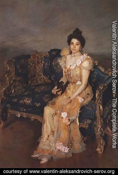 Valentin Aleksandrovich Serov - Portrait of Sofia Mikhailovna Botkina, 1899