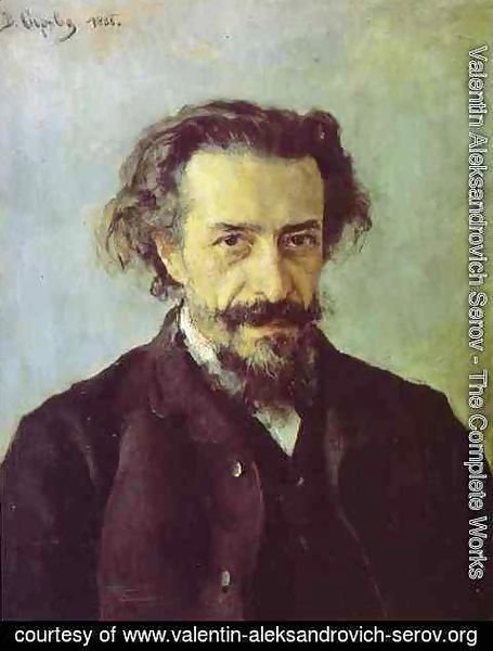 Valentin Aleksandrovich Serov - Portrait of Pavel Blaramberg (1841-1908) 1888