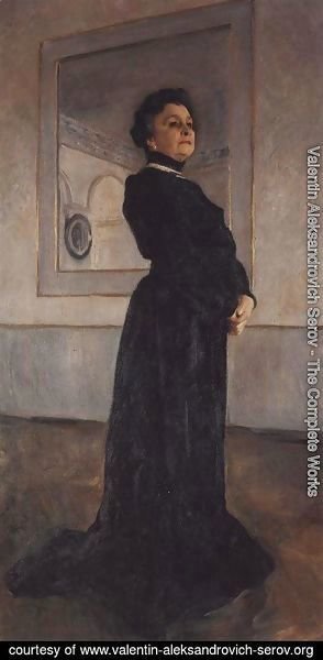 Valentin Aleksandrovich Serov - Portrait of Maria Nikolayevna Yermolova (1853-1928), 1905