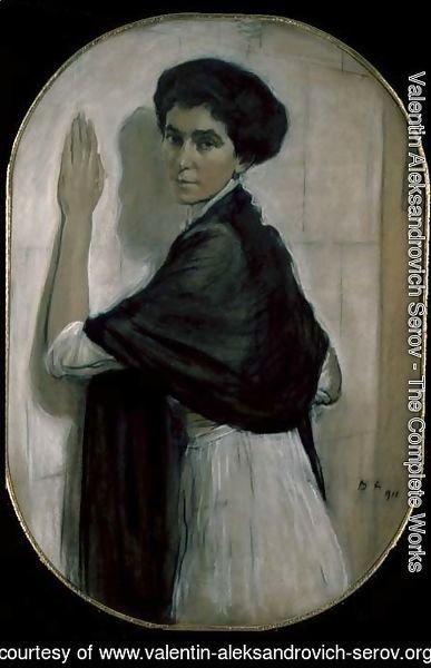Valentin Aleksandrovich Serov - Portrait of Countess Olsuphyev, 1911