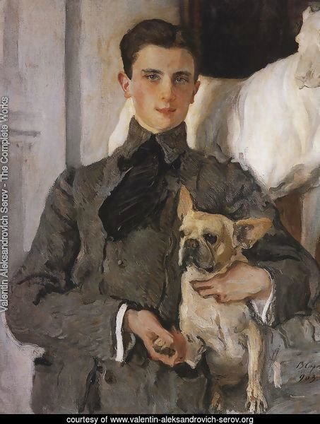 Portrait of Count Feliks Feliksovich Sumarokov-Yelstov (1887-1967) later Prince Yusupov, 1903