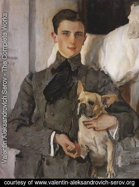 Valentin Aleksandrovich Serov - Portrait of Count Feliks Feliksovich Sumarokov-Yelstov (1887-1967) later Prince Yusupov, 1903