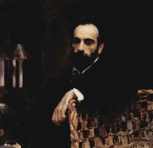 Valentin Aleksandrovich Serov - Portrait of the artist Isaak Ilyich Levitan (1860-1900), 1893
