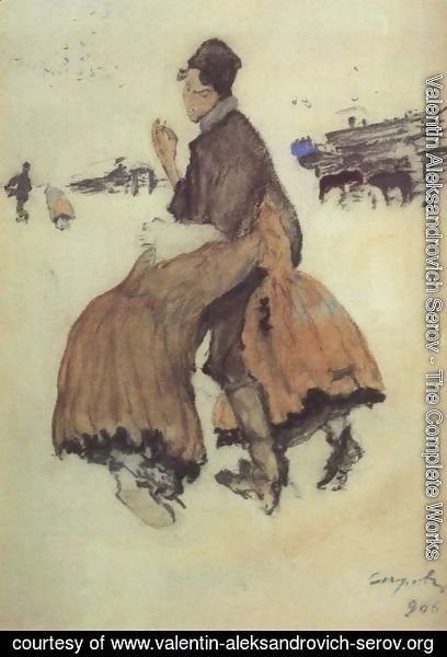 Valentin Aleksandrovich Serov - A Recruit 1906