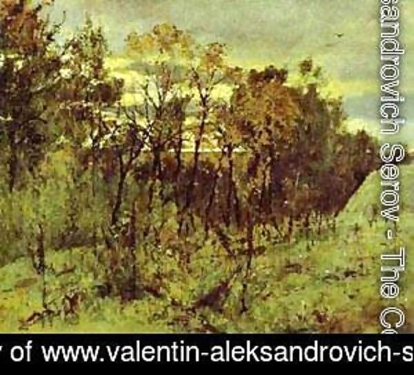 Valentin Aleksandrovich Serov - Autumn Evening Domotcanovo 1886