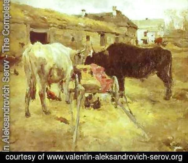 Valentin Aleksandrovich Serov - Bullocks Study 1885