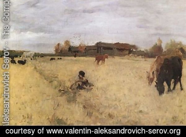 Valentin Aleksandrovich Serov - October Domotcanovo 1895