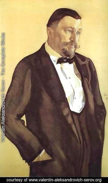 Portrait Of Alexei Morozov 1909