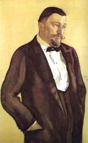 Portrait Of Alexei Morozov 1909