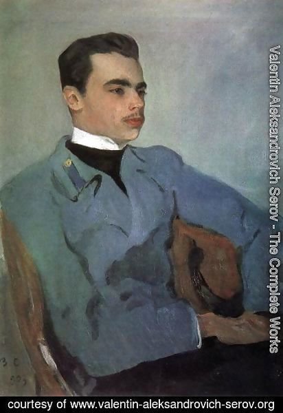 Valentin Aleksandrovich Serov - Portrait Of Count Nikolay Sumarokov Elstone 1903