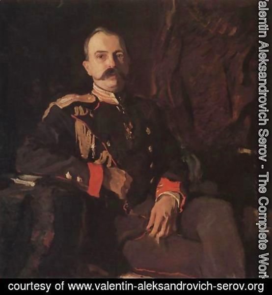 Valentin Aleksandrovich Serov - Portrait Of Grand Duke Georgy Mikhailovich 1901