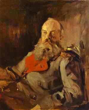 Valentin Aleksandrovich Serov - Portrait Of Grand Duke Mikhail Nikolayevich 1900