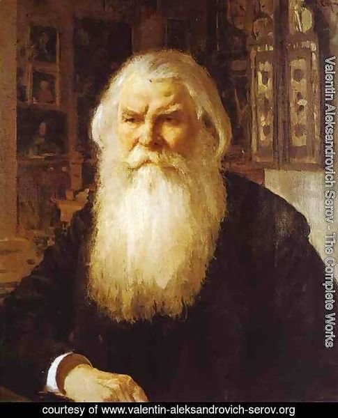 Portrait Of Ivan Zabelin 1892