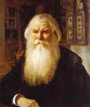 Valentin Aleksandrovich Serov - Portrait Of Ivan Zabelin 1892