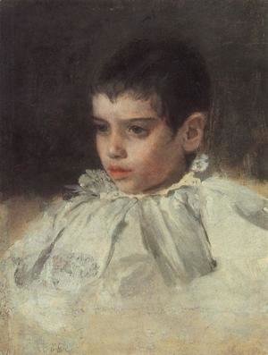 Portrait Of Lialia (Adelaida) Simonovich 1880