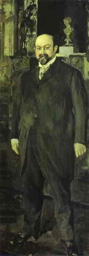 Valentin Aleksandrovich Serov - Portrait Of Mikhail Abramovich Morozov 1902