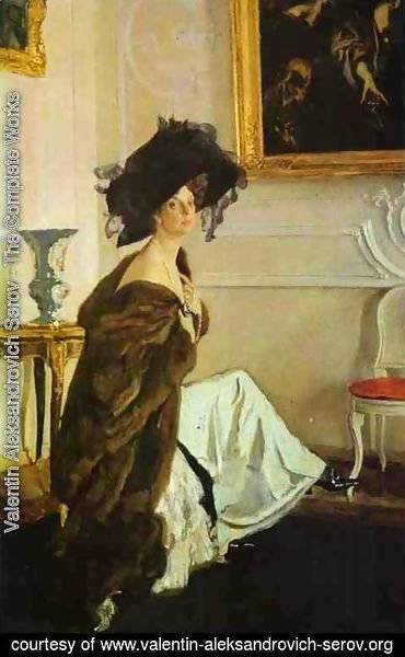 Valentin Aleksandrovich Serov - Portrait Of Princess Olga Orlova 1911