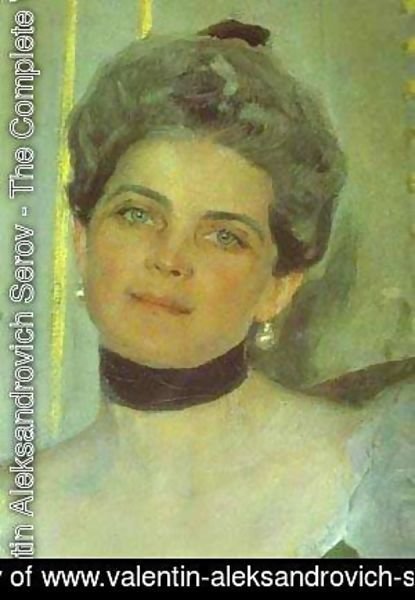 Portrait Of Princess Zinaida Yusupova Detail 1900-2