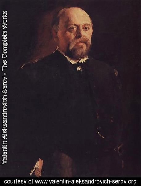 Valentin Aleksandrovich Serov - Portrait Of Savva Mamontov 1887
