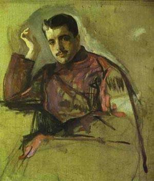 Valentin Aleksandrovich Serov - Portrait Of Sergei (Serge) Diaghilev 1904